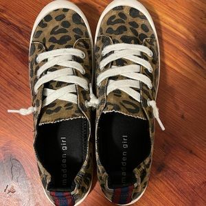 Madden Girl slip on sneakers. Leopard print!